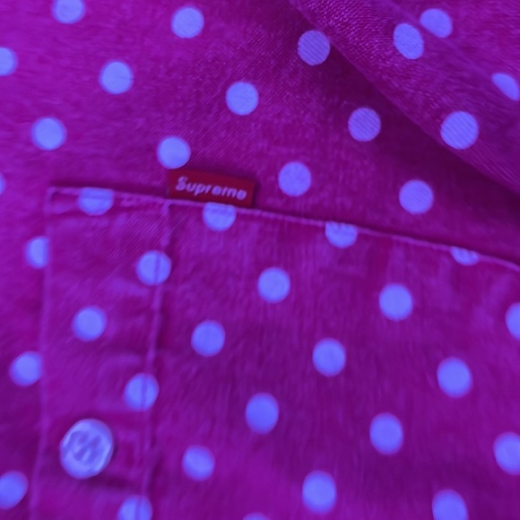 Supreme Polka Dot Denim Shirt - Picture 4 of 5